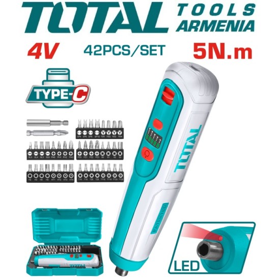 Lithium-ion screwdriver 4V Lithium-ion screwdriver 4V