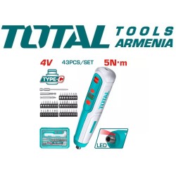 Lithium-ion screwdriver 4V