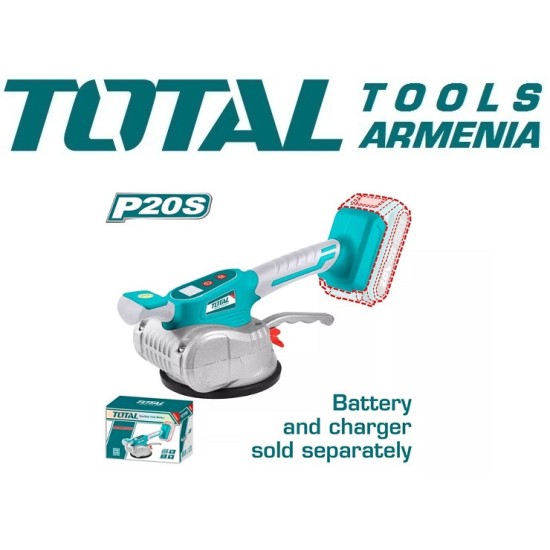 Cordless tile vibration machine 20 V