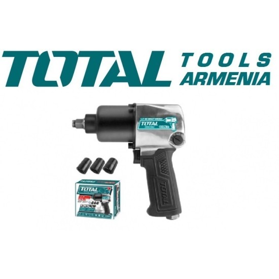 Pneumatic impact wrench 610 Nm/6.2 atm-1/2 inch Pneumatic impact wrench 610 Nm/6.2 atm-1/2 inch