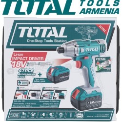 Cordless Impact Drill- Screwdriver 18V/1,5A/120 Nm +1 battery