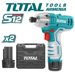 Cordless Impact Driver 12V/1.5A/100 Nm / +1 battery