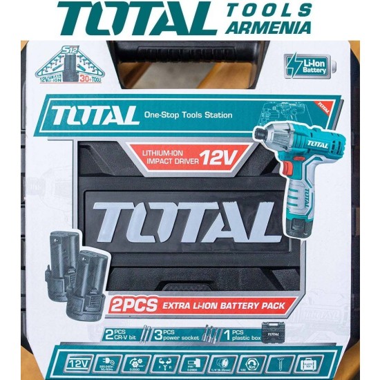 Cordless Impact Driver 12V/1.5A/100 Nm / +1 battery Cordless Impact Driver 12V/1.5A/100 Nm / +1 battery
