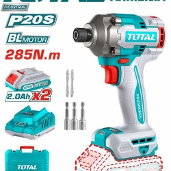 Cordless Impact Driver 20V 285Nm + 2 battery