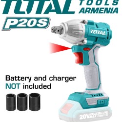 Li-ion impact wrench 20V / 300 Nm / 1/2 inch