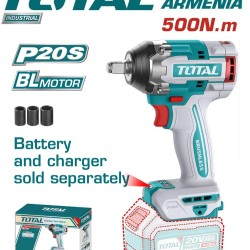 Battery impact wrench 20V / 500 Nm