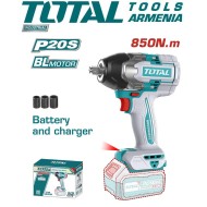Lithium-Ion Impact Wrench 20V/850Nm