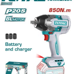 Lithium-Ion Impact Wrench 20V/850Nm