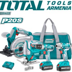 Cordless tools set 20 V, 4A