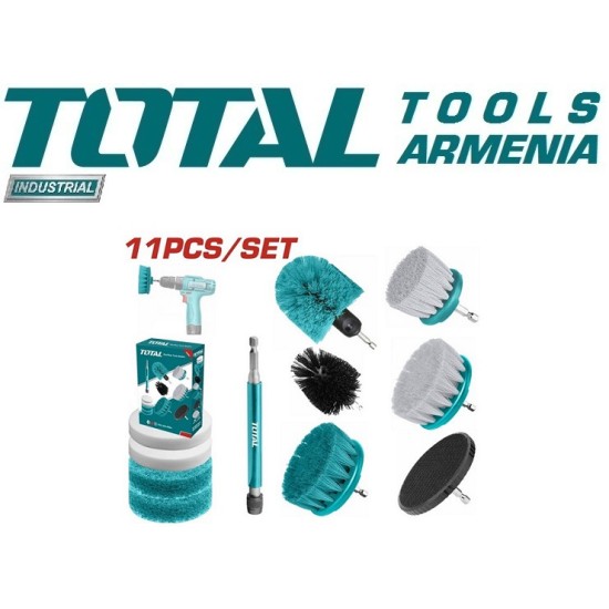 Cordless screwdriver with brush set Cordless screwdriver with brush set