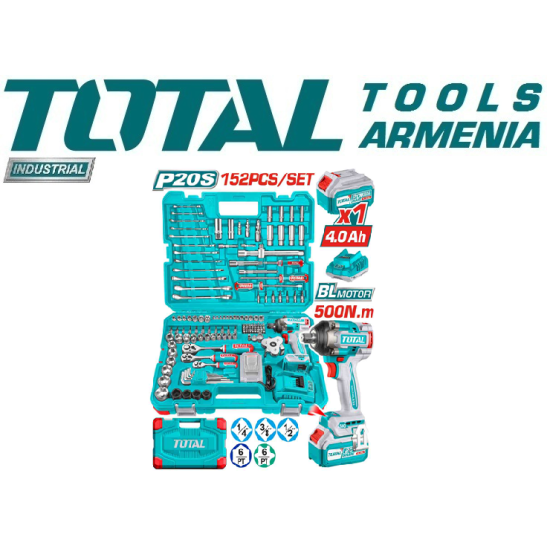 152 Pcs Cordless impact wrench tools set 152 Pcs Cordless impact wrench tools set