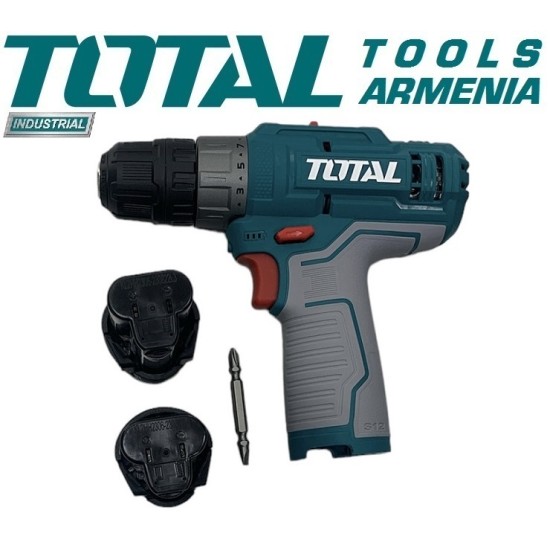 Combo set of impact drill and screwdriver with battery