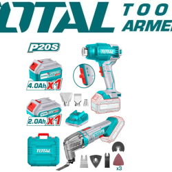 Combo set hair dryer, renovator, batteries and charger