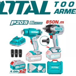 Li-ion impact wrench and battery-powered technical dryer