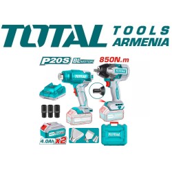 Li-ion impact wrench and battery-powered technical dryer