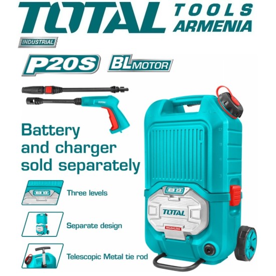 Li-ion pressure washer 2x20V Li-ion pressure washer 2x20V