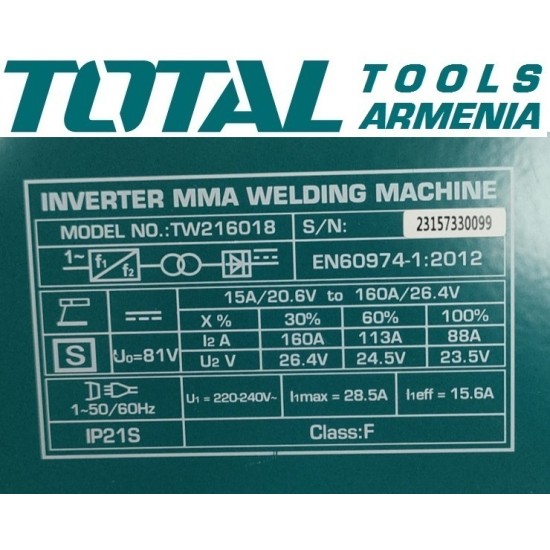 Inverter MMA welding machine 160A IGBT