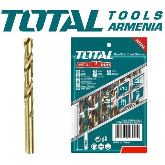 Drill bit for metal HSS 4.5x80mm Drill bit for metal HSS 4.5x80mm