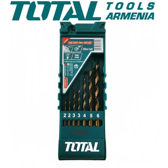 HSS twist drill bit set 7pcs