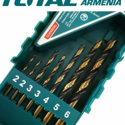 HSS twist drill bit set 7pcs