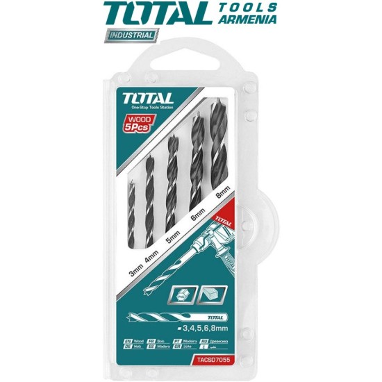 Wood drill bits set 5pcs Wood drill bits set 5pcs