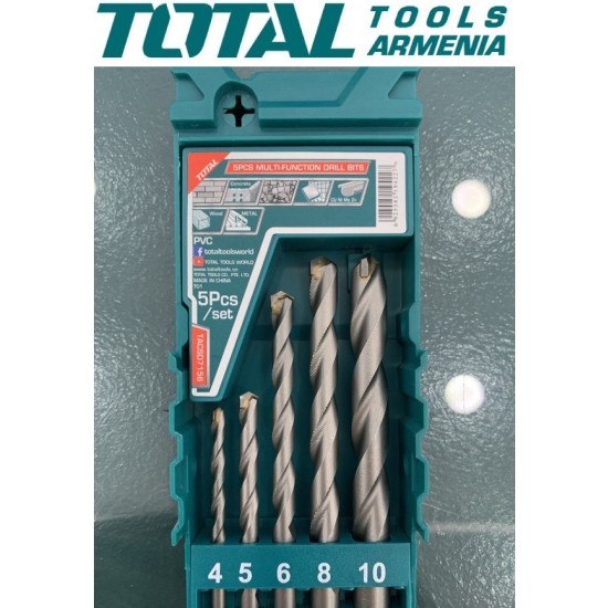 Multi-function drill bits set 5pcs Multi-function drill bits set 5pcs