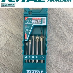 Glass drill bits set 5pcs