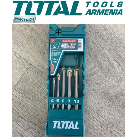 Glass drill bits set 5pcs Glass drill bits set 5pcs