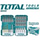 Impact screwdriver and HSS drill bits set 45 pcs