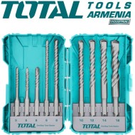 SDS plus hammer drill bits set 9pcs