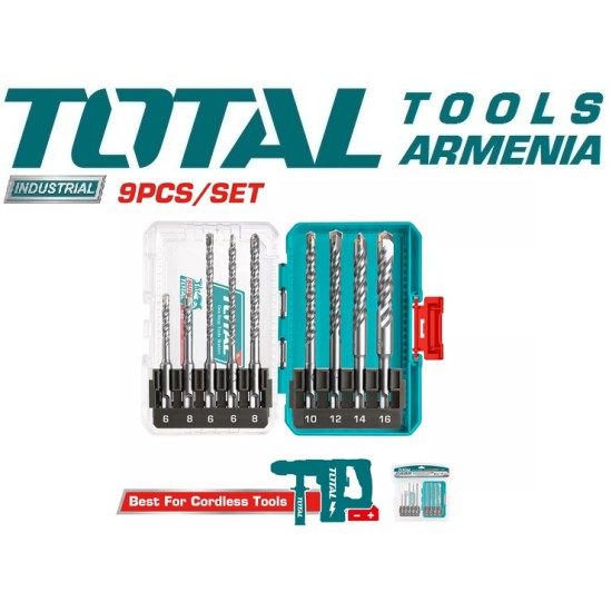 Drill bits set SDS plus 9pcs Drill bits set SDS plus 9pcs