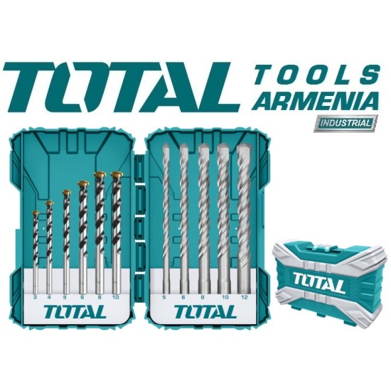 Concrete and SDS plus hammer drill bits set 11pcs Concrete and SDS plus hammer drill bits set 11pcs