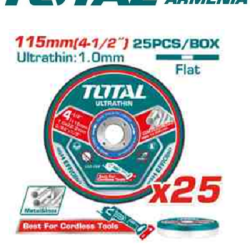 Ultra-thin metal cutting disc set
