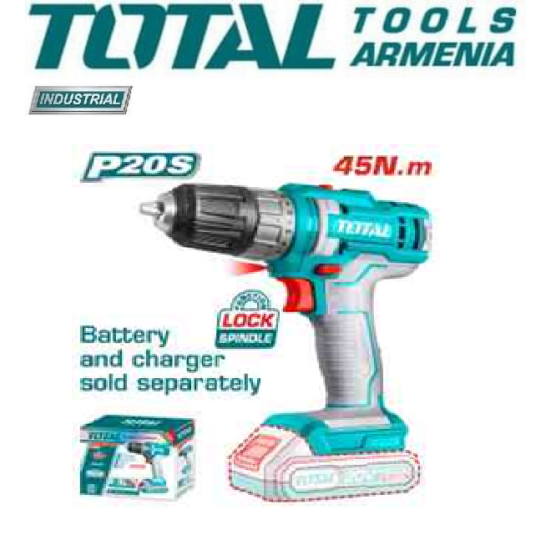 Cordless screwdriver 20V /45 Nm Cordless screwdriver 20V /45 Nm