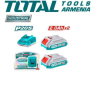 Lithium-ion battery and charger kit