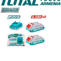 Lithium-ion battery and charger kit