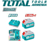 Lithium-ion battery and charger kit