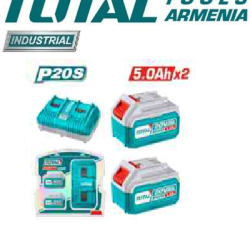 Lithium-ion battery and charger kit