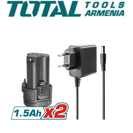 Lithium-ion drill 12V set