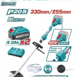 Li-ion grass trimmer and brush cutter