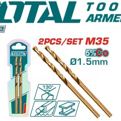 Cobalt drill HSS CO-M35 1.5mm