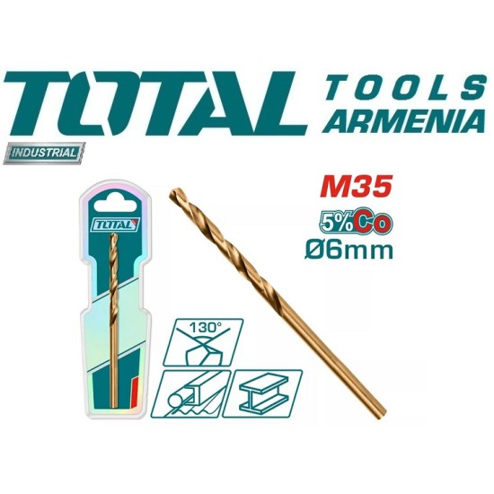 Cobalt drill HSS CO-M35 6mm Cobalt drill HSS CO-M35 6mm