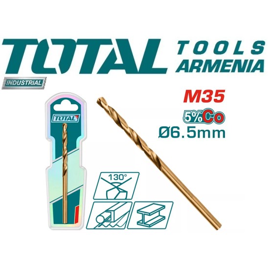 Cobalt drill HSS CO-M35 6.5mm Cobalt drill HSS CO-M35 6.5mm