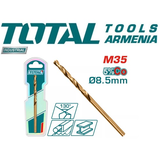 Cobalt drill HSS CO-M35 8.5mm Cobalt drill HSS CO-M35 8.5mm