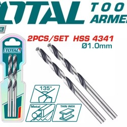 Metal drill bit set 2 pcs 1mm