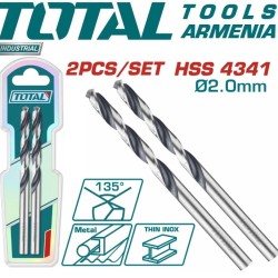 Metal drill bit set 2 pcs