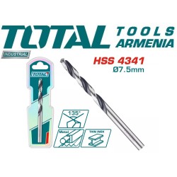 HSS 4341 drill bit 7.5mm