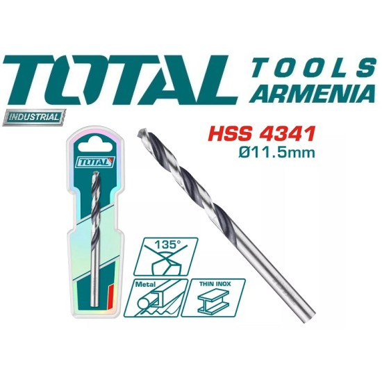 HSS 4341 drill bit 11.5mm HSS 4341 drill bit 11.5mm
