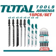 Jigsaw blade set 15pcs