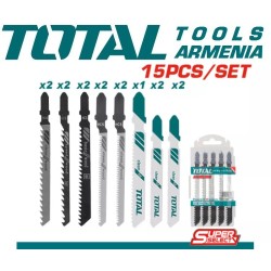 Jigsaw blade set 15pcs